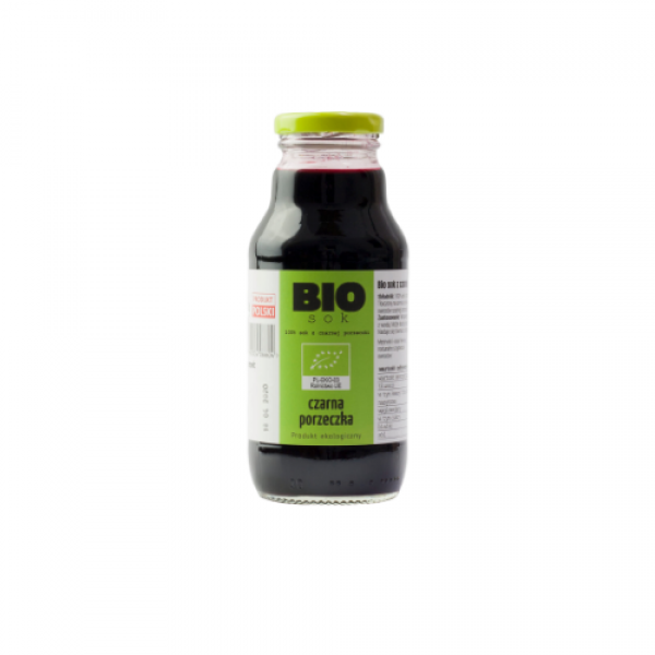 Ekologiczny sok z czarnej porzeczki 330 ml Kamionna 